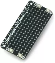 Unicorn HAT Mini, LED RGB matrica, skirtas Raspberry Pi, Pimoroni PIM498