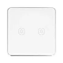 Oem 2 kanalų Sieninis jungiklis Tuya LS2 ZigBee