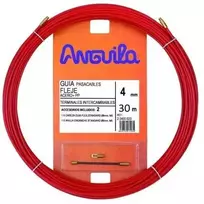 Kabelio pratraukėjas (30m, 4mm, raudonas, plieno)
