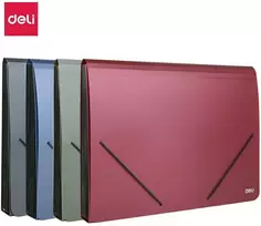 Aplankas-dokumentų dėklas DELI A4 13 skyrių, įvairių spalvų