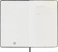 Užrašų knygutė Moleskine, 13x21cm, kietais viršeliais, juodos spalvos
