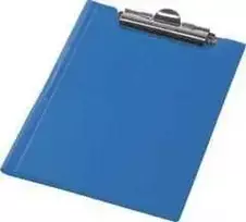 Pagrindas rašymui Panta Plast, A4, atverčiamas, su prispaudėju viršuje, mėlynos spalvos