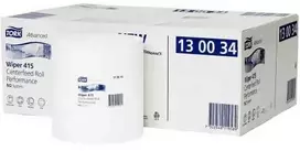 Popieriniai rankšluosčiai Tork Wiping Centerfeed M2 (130034), 1 sluoksnis, baltos spalvos, 165 m