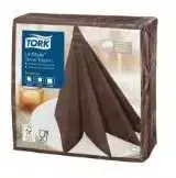 Servetėlės Tork LinStyle (478727), vakarienės, 1 sluoksnis, 50vnt.,kakavinės spalvos