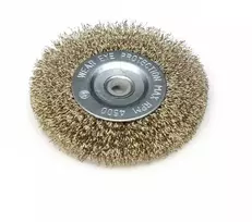 Szczotka Vielos epetys diskinis alvariuotas 150mm angos skersmuo 16mm
