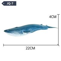PVC Bionics Sea Animals Action Figures Marine Humpback Whales Shark Beluga Dolphin Decor Toys For Kids Collection Christmas Gift