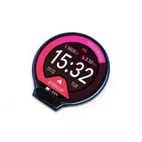 Bendrasis LCD IPS ekranas 1.28' 240x240px, skirtas Raspberry Pi ir Arduino, apvalus, Waveshare 19192