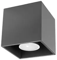 Sollux Lighting Lubinis šviestuvas QUAD 1 antracito spalvos
