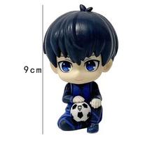 BLUE LOCK Action Figures Isagi Yoichi Bachira Meguru Anime Figure Q Version Figurine PVC Collectible Model Kids Doll Toys Gifts