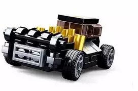 Sluban ModelBricks juodas sportinis automobilis
