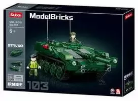 Sluban Stridsvagn 103 karinio tanko blokelių konstruktorius, 692 det., 6+