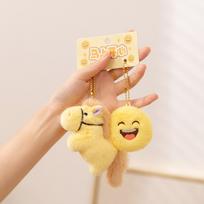 Mini Size Mini Cartoon Horse 9cm Exquisite Pony Plush Pendant Lucky Pony Plush Toys  Festival Gift Style F