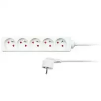 Solight ilgintuvas 5 lizdai 1,5 m baltas