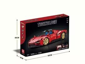 Ramiz Konstruktorius Raudonas R/C sportinis automobilis, 1958 el.