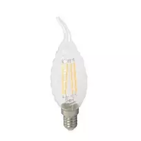 Bikuvalt 4W LED COG lemputė, E14, skaidraus stiklo, 4500K