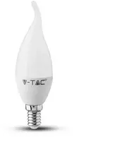 5.5W LED lemputė V-TAC, E14, žvakės liepsnos formos, 3000K (šiltai balta) , SAMSUNG LED chip