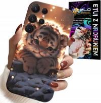 Etui Do Samsung Galaxy S22 Ultra - Z Nadrukiem Słodki Tygrysek Obudowa Case