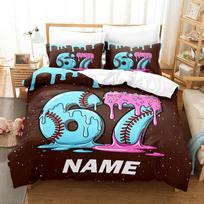 3D Printed Custom Name Bedding Set SIX SEVEN Print Duvet Cover Double Twin Full Queen King Adult Kids Bedclothes Quilt Cover 135x200cm