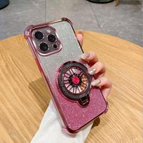 Glitter Gradient Phone Case For Motorola Moto G86 G84 G77 G75 G72 G60 G56 G54 G52 G35 G30 G20 G10 G06 Power G15 G05 G04 G24 E14 E15 Cover Motorola Moto G86 rožinė