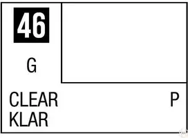 Mr Hobby Mr.Hobby Mr.Color C-046 Clear skaidrus nitro lakas, 10 ml