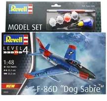 Revell F-86D Dog Sabre dovanų rinkinys 1/48 su dažais ir klijais