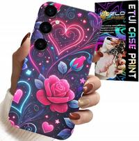 Etui Do Samsung Galaxy M55 5G - Serce, Róża, Nastoletnie Case + Szkło