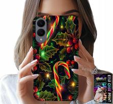 Etui Do Samsung Galaxy S25 Edge - Laska Cukrowa, Jemioła, Choinka + Szkło