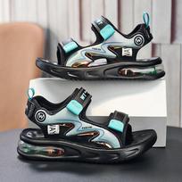 Summer Boys Sports Sandals, Non-slip Soft Sole Beach Shoes For Middle And Big Kids 27 mėlyna