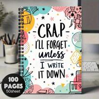 Color Spiral Notebook 1pcs įvairiaspalvis