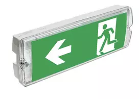 GTV 3W LED paviršinis evakuacinis šviestuvas SAHER, 6400K, IP65, su 3h avariniu moduliu