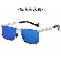 Men's Color Changing/anti Blue Light Eyeglasses Driving Goggles For Outdoor Use Travel/fishing Sunglasses Metal Glasses