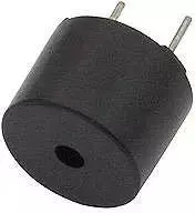 6002# Juodas garsinis signalizatorius, 12 mm, hcm1212, 12 V, su užrašu