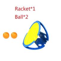 Outdoor Games Parent-Child Throwing and Catching Ball Sports Fitness Hand Grasping The Ball Racket for Adult Children Toys Gifts mėlyna