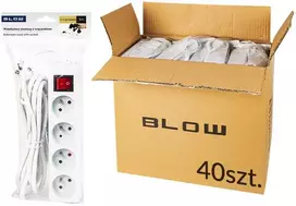98-535# Prailgintuvas pr-470wsp 4 lizdų su įžeminimu + jungikliu 3m baltas 3x1.5mm pakuotė