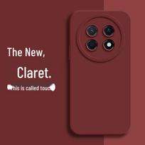 Huawei Enjoy 90 Promax Liquid Silicone Case: Full-Coverage, Drop-Proof Protection Huawei Enjoy 90 Plus vyno raudonos spalvos