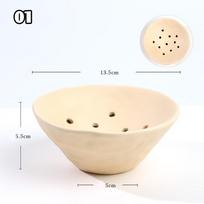Caves Flower Pot Kenzan Ceramics Vase Japanese Zen Style Flower Arrangement Utensils Ikebana Holder Flower Device Fixed Base