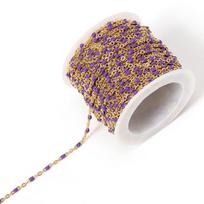 2M Oil-drop Stainless Steel Colorful Chain Versatile Accessory Loose Chain DIY Bracelet and Necklace Accessory Materials 2M