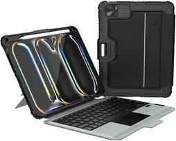Nillkin Bumper Combo Keyboard Case (Backlit Version) Apple iPad Pro 11 2024 dėklas planšetiniam kompiuteriui