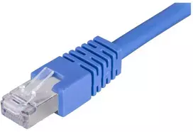 Deltaco STP-60B, 0,5 m, Cat6, RJ-45, RJ-45, mėlynas