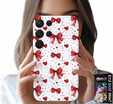 Etui Do Samsung Galaxy S23 Ultra - Czerwone Wstążki Wstążka Modne Wzory