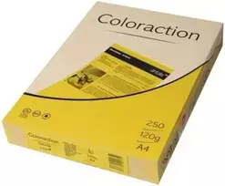 Image Coloraction Vaizdas, „Coloraction“, Sevilijos / tamsus geltonasis kopijavimo popierius, pūstas ECF, 120 g/m2, 210 mm x 297 mm, A4, mažas dydis