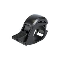Mountain Bike Bell Invisible Design Aluminum Alloy Material Compact Durable Bicycle Handlebar Bell for Safety Alert One Size juoda