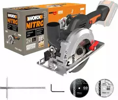 diskinis pjūklas Worx WX531.9 500 W 20 V 120 mm