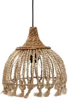 Pakabinamas šviestuvas Bazaar Pendelis, Abakas šalmuotas frančių gija, 0,31x0,31x0,33 m, Natūralus