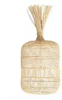 Pakabinamas šviestuvas Bazaar Pendelis, "Dumpling" stovas, 0,29x0,29x0,65 m, Natūrali