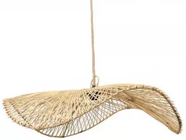 Pakabinamas šviestuvas Bazaar Pendelis, Chapeau, 0,75x0,75x0,2 m, Natūralus