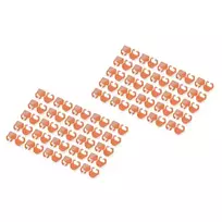 Digitus Skaitmenas | Spalvoti spaustukai Patch kabeliui | A-CC-O | Oranžinis
