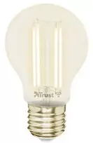 „Trust Computer Products Trust 71300“, Išmanioji lemputė, „Wi-Fi“, Metalinis, Permatoma, LED, E27, A formos