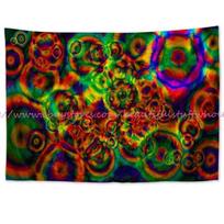 Tapestry Poster of hippie trippy psychedelic art 75x100 juoda