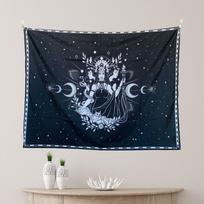 Tapestry of Hecate, Greek goddess of the moon, spiritual 75x100 juoda
